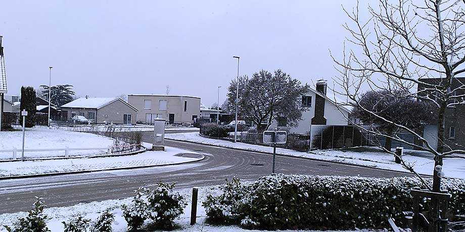 Sneeuw Meetjesland 8 maart 2023