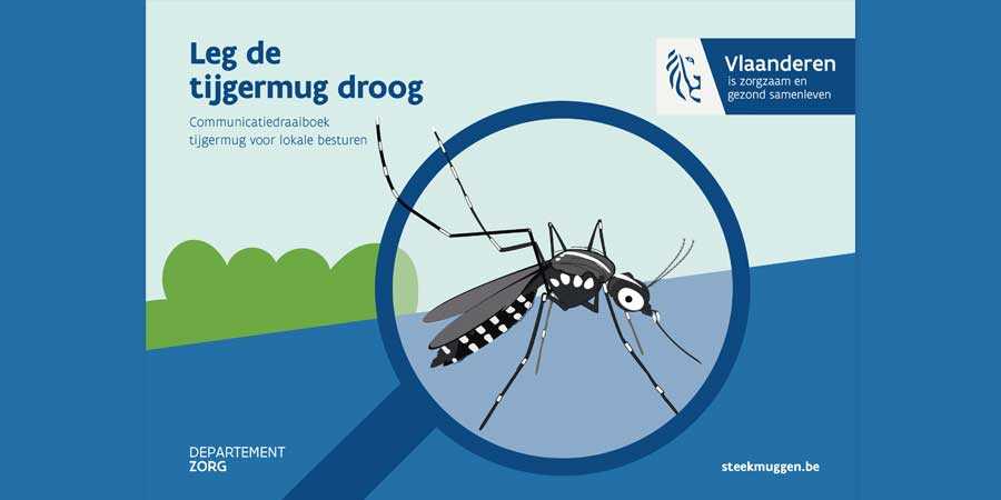 Leg de tijgermug droog
