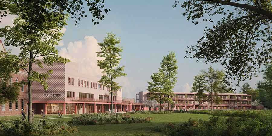 School Maricolen Maldegem Abscis Architecten