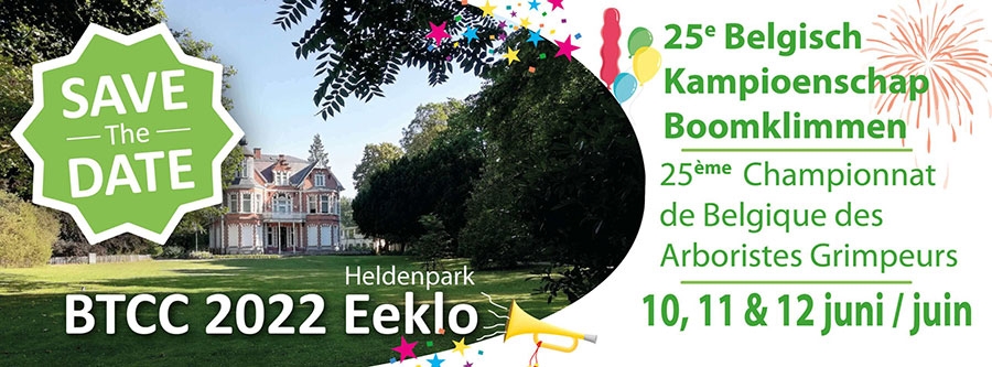 Belgisch kampioenschap boomklimmen 2022 Heldenpark Eeklo
