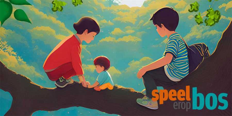 Speel erop bos