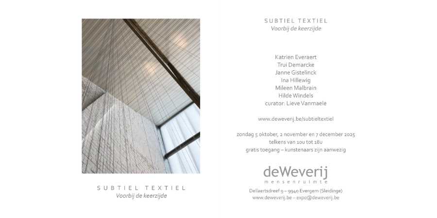 Subtiel Textiel - deWeverij - Sleidinge