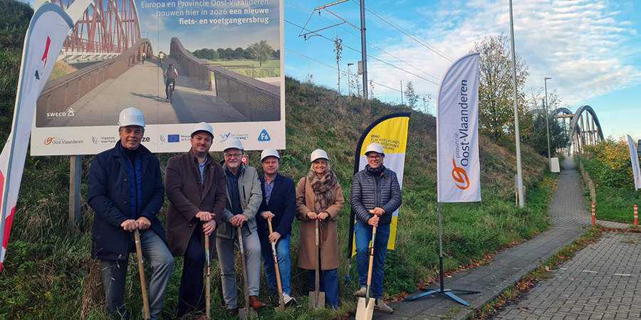 Landegem fietsbrug Landegem fietsbrug